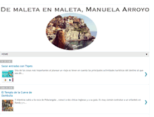 Tablet Screenshot of demaletaenmaleta.com